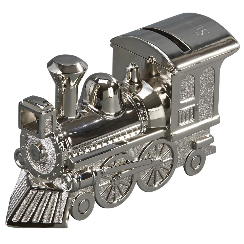 022668 - Train Bank With Polished Finish