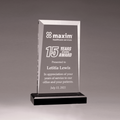 A7192: Apex Series Clear Acrylic Award with Black Base