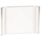 Clear Acrylic Crescent