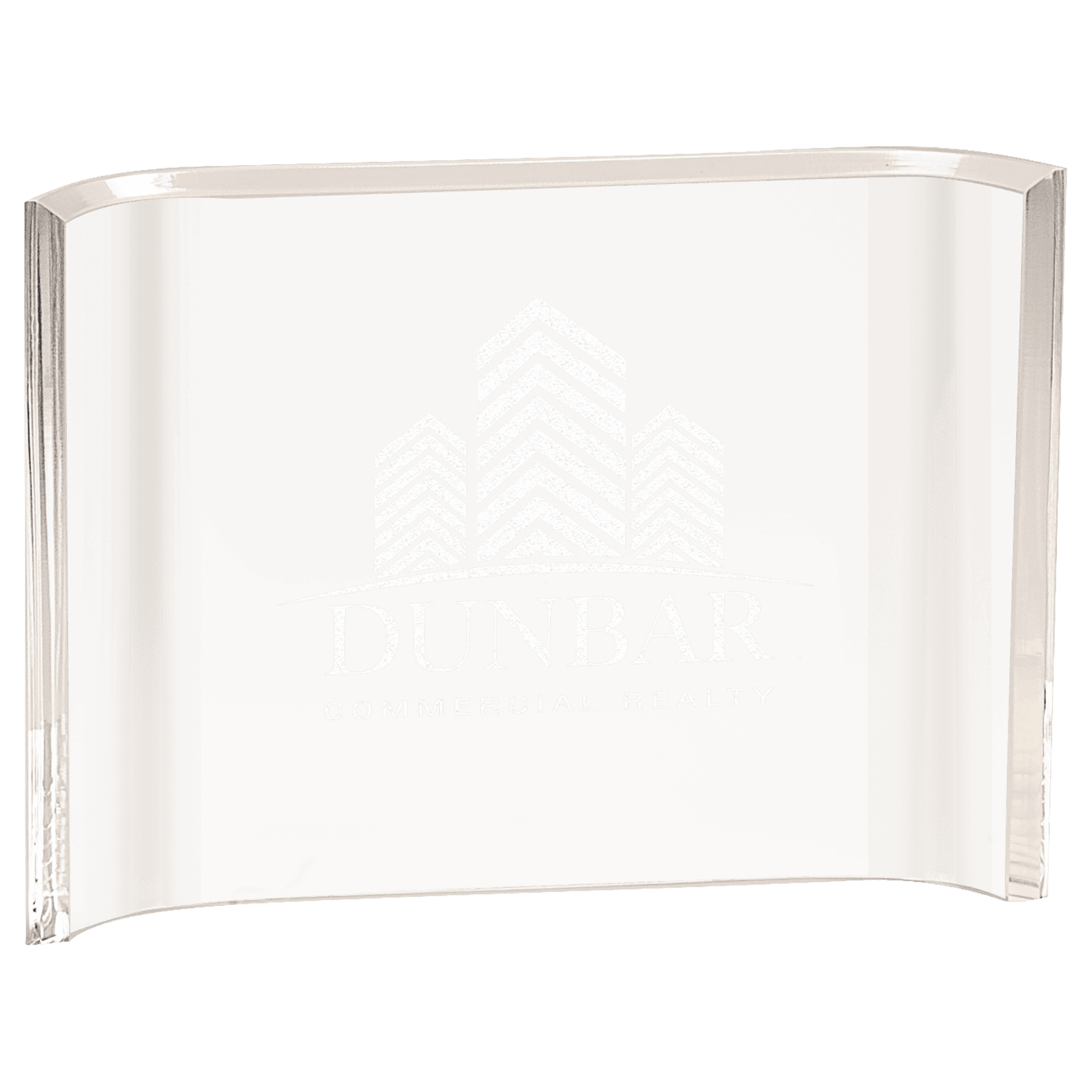 Clear Acrylic Crescent