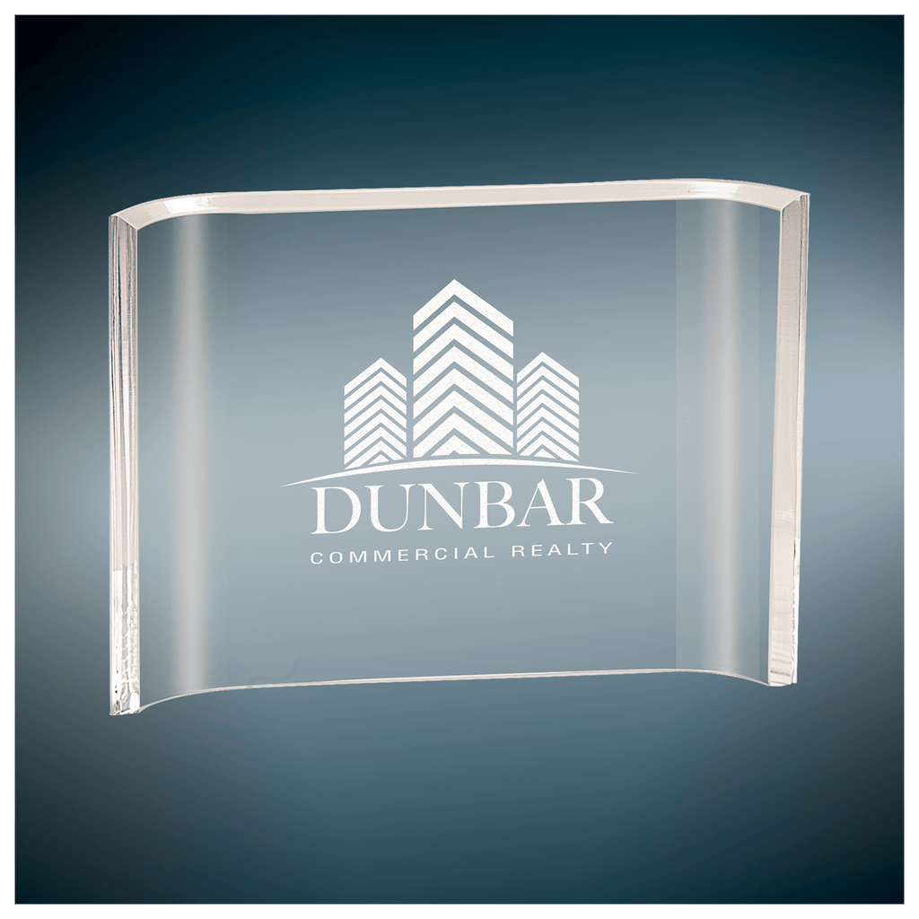 Clear Acrylic Crescent