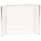 Clear Acrylic Crescent