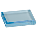 APW24BU: 4" x 2 1/2" Blue Acrylic Paperweight