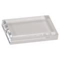 4" x 2 1/2" Clear Acrylic Paperweight