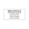 BCC Campus Store Badge - Navy/ White 1.5x3