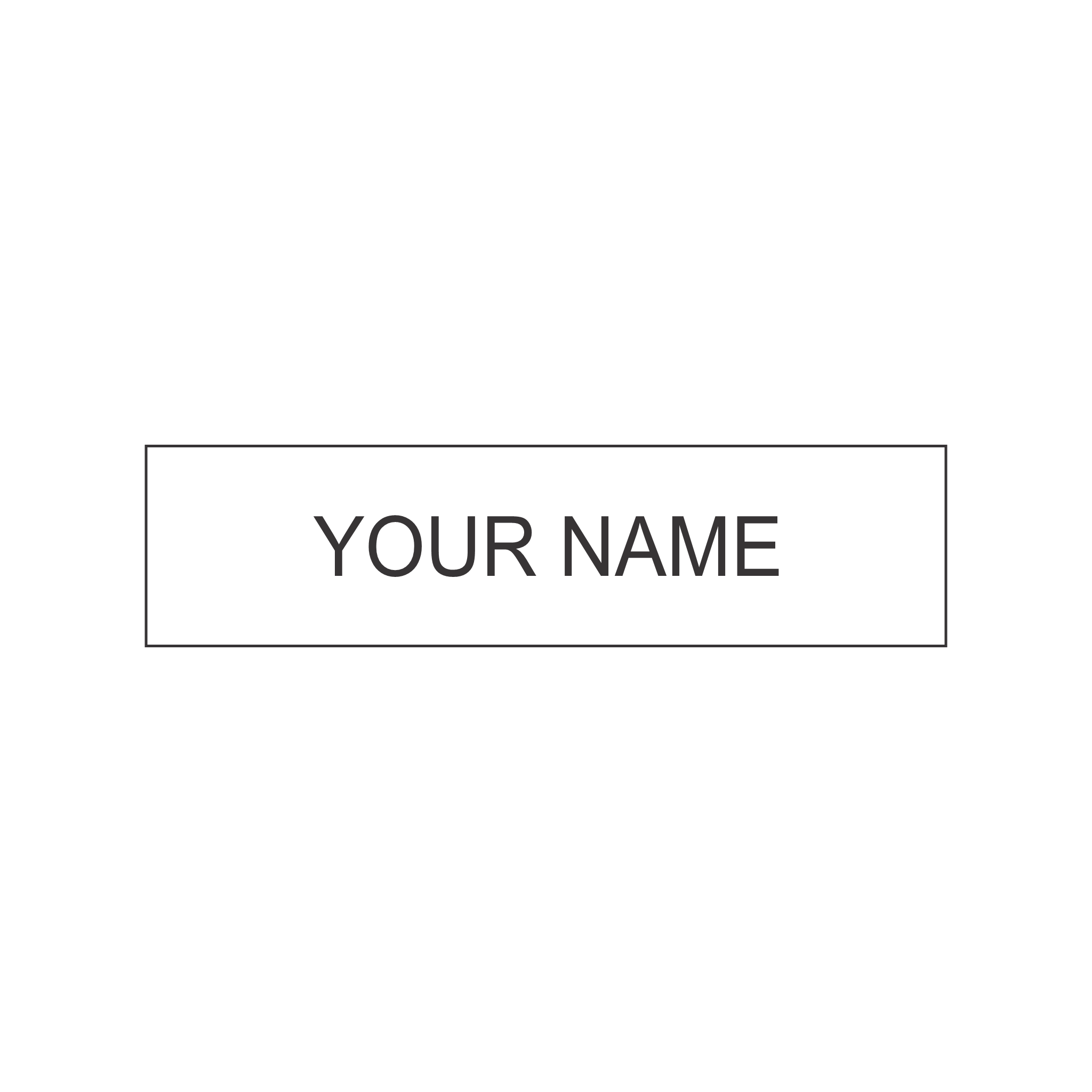 US Army Corps - Desk Plates - 8" x 2"
