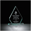 G2170: 8" x 9 1/2" Diamond Series Glass Award
