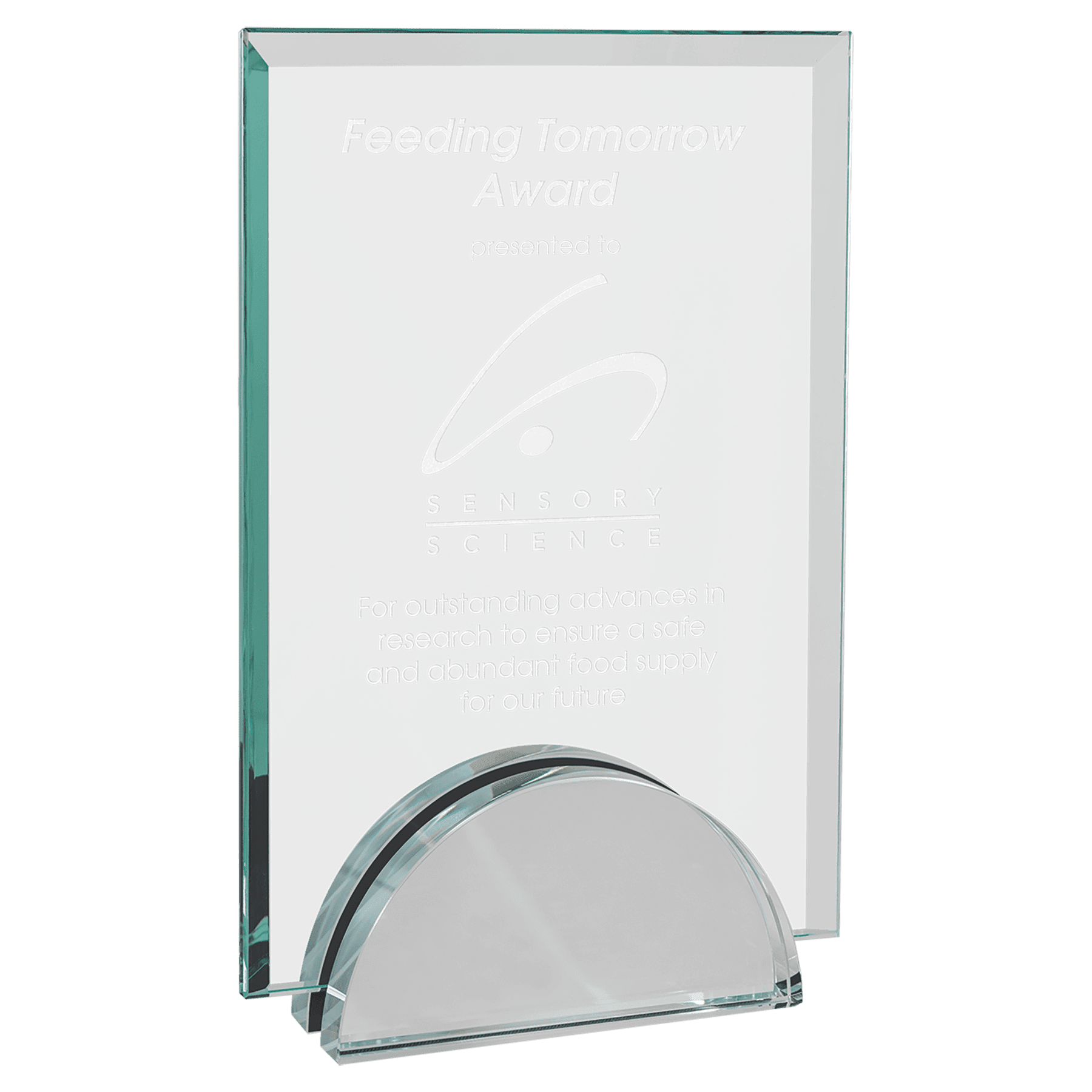 G2606 - 6" x 8 1/4" Apex Series Glass Award