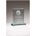 G2641 - 5" x 6" Premium Series Jade Glass Award