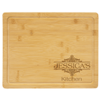 Bamboo Cutting Board with Drip Ring