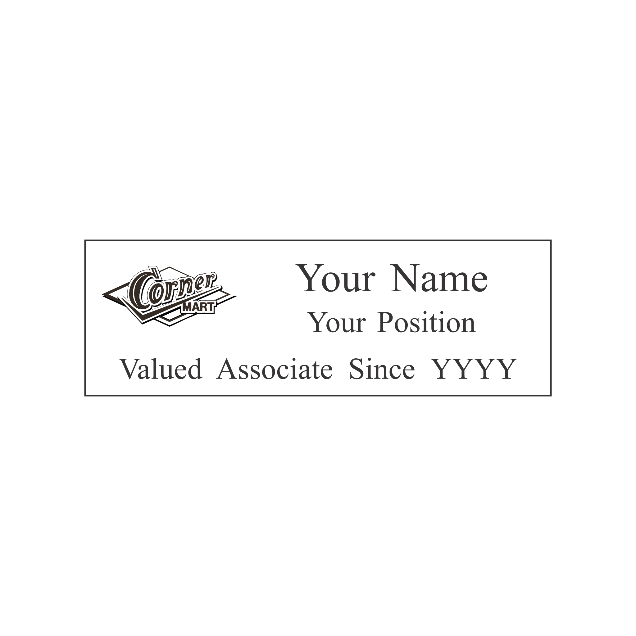 GPM Corner Mart Badge