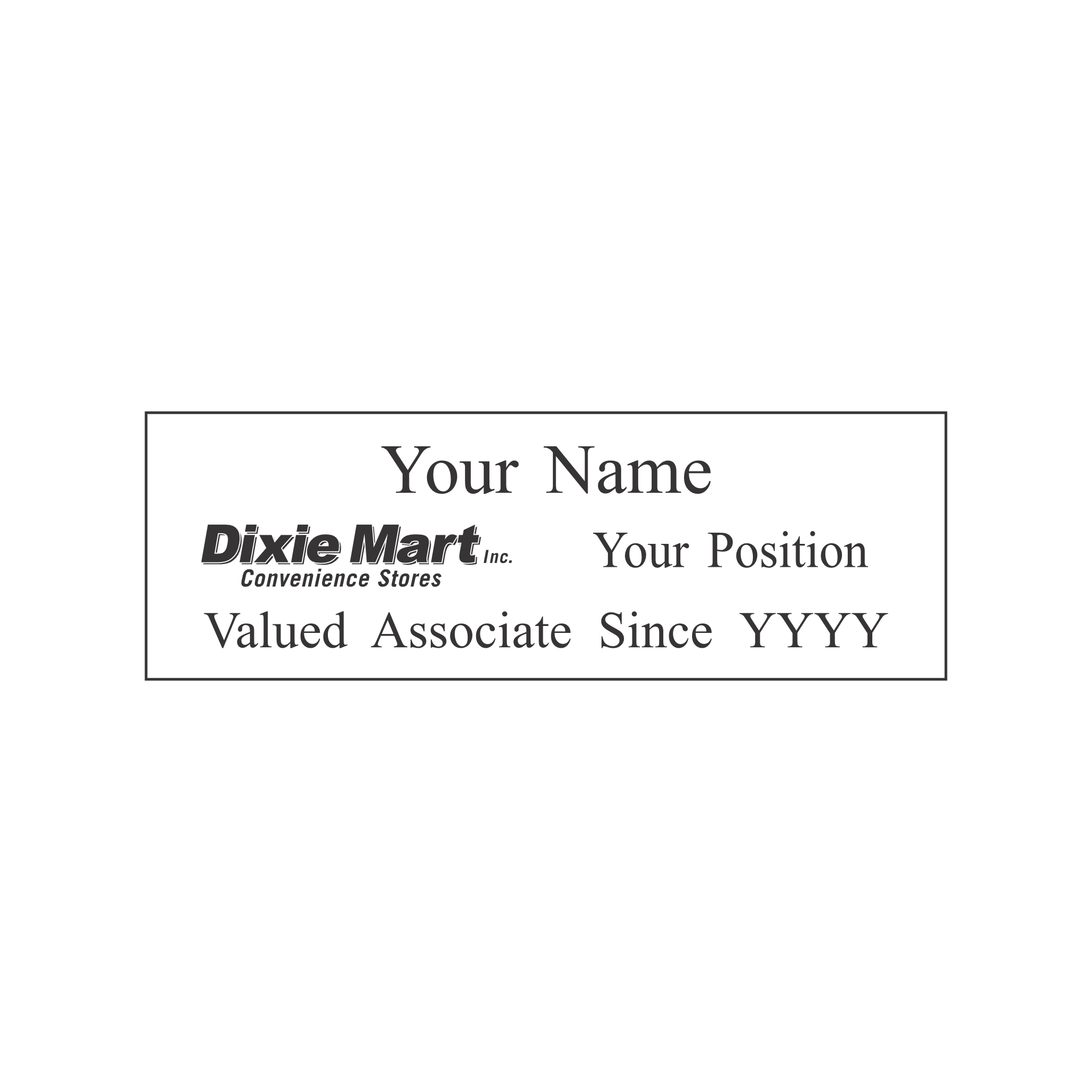 GPM Dixie Mart Badge