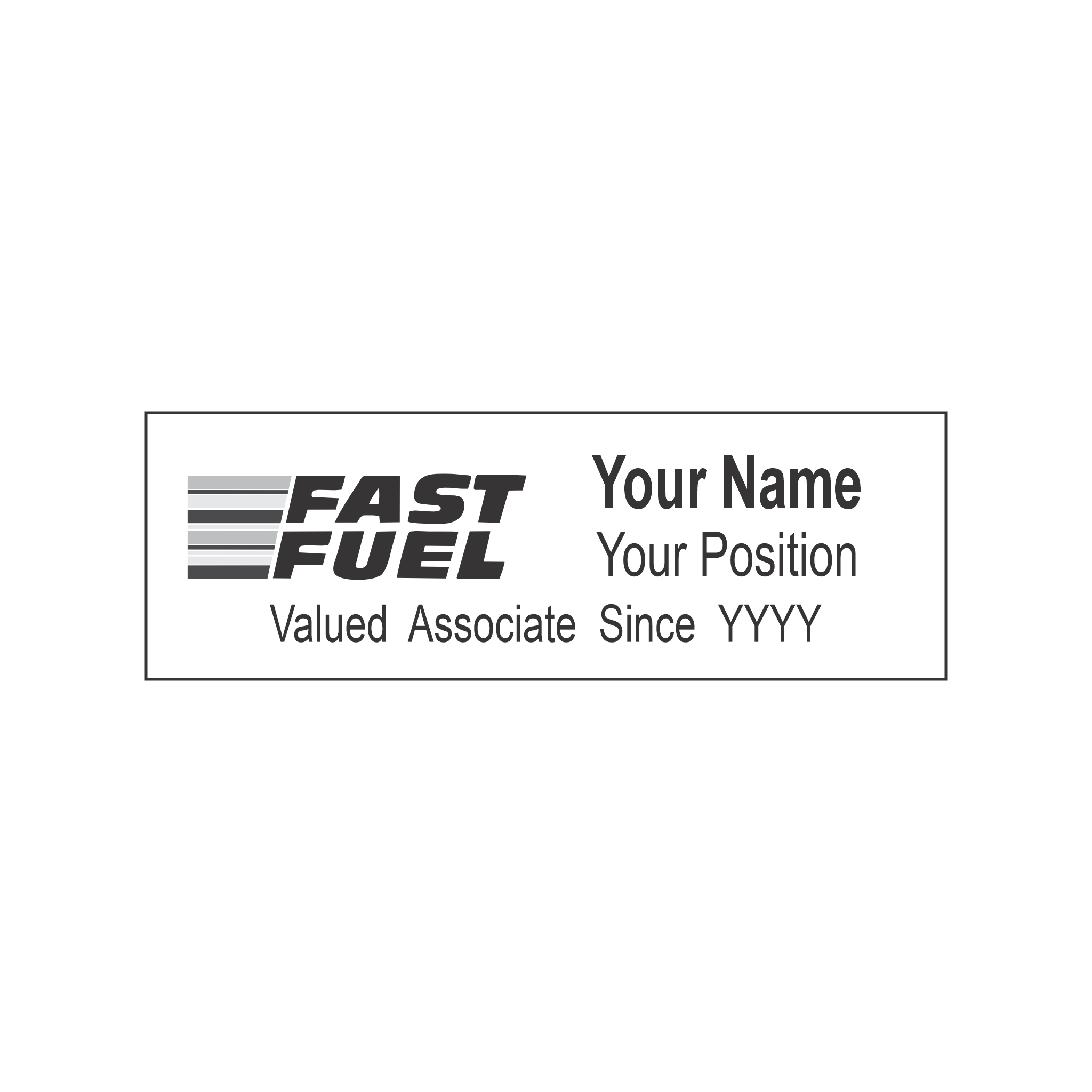 GPM Fast Fuel Badge