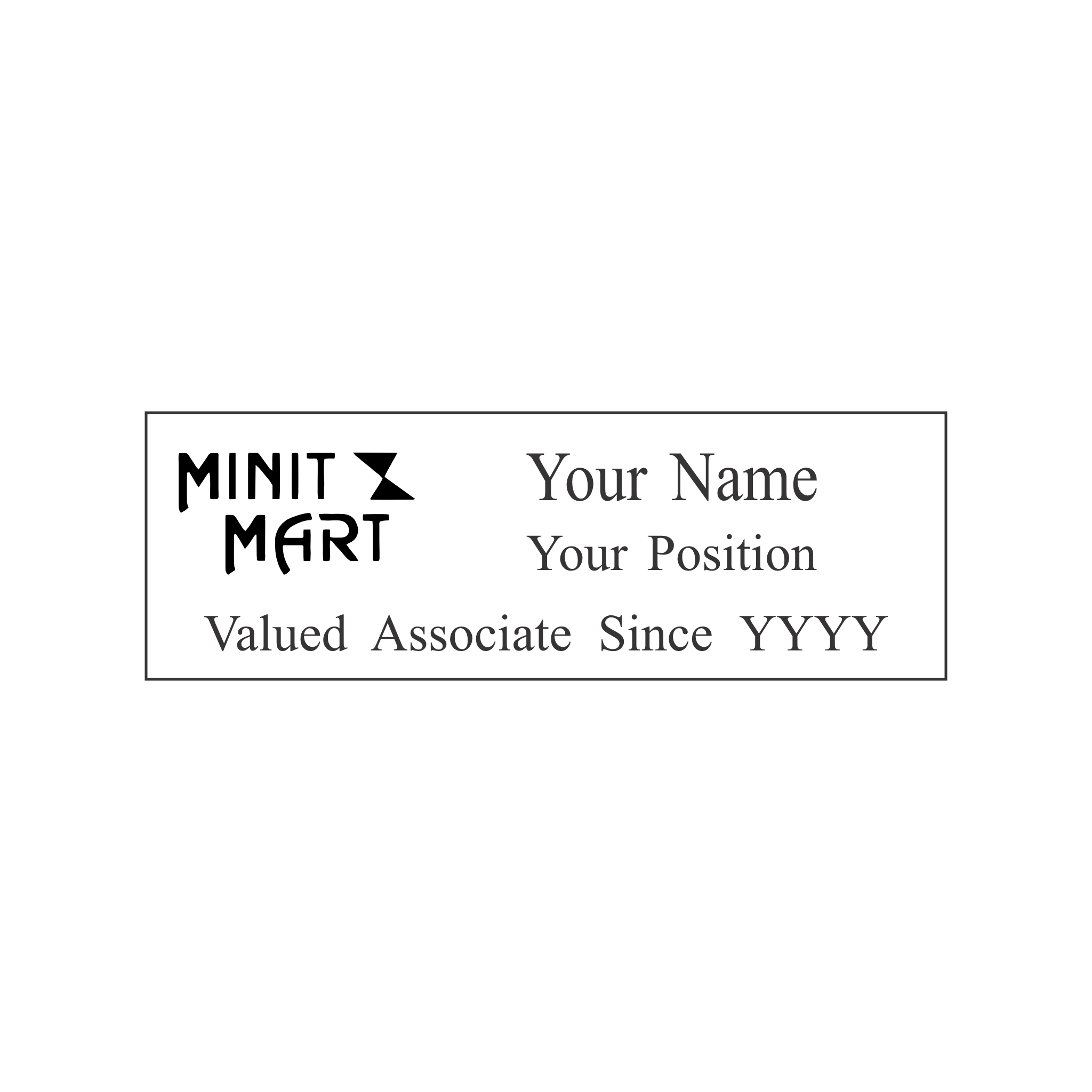 GPM Minit Mart Badge