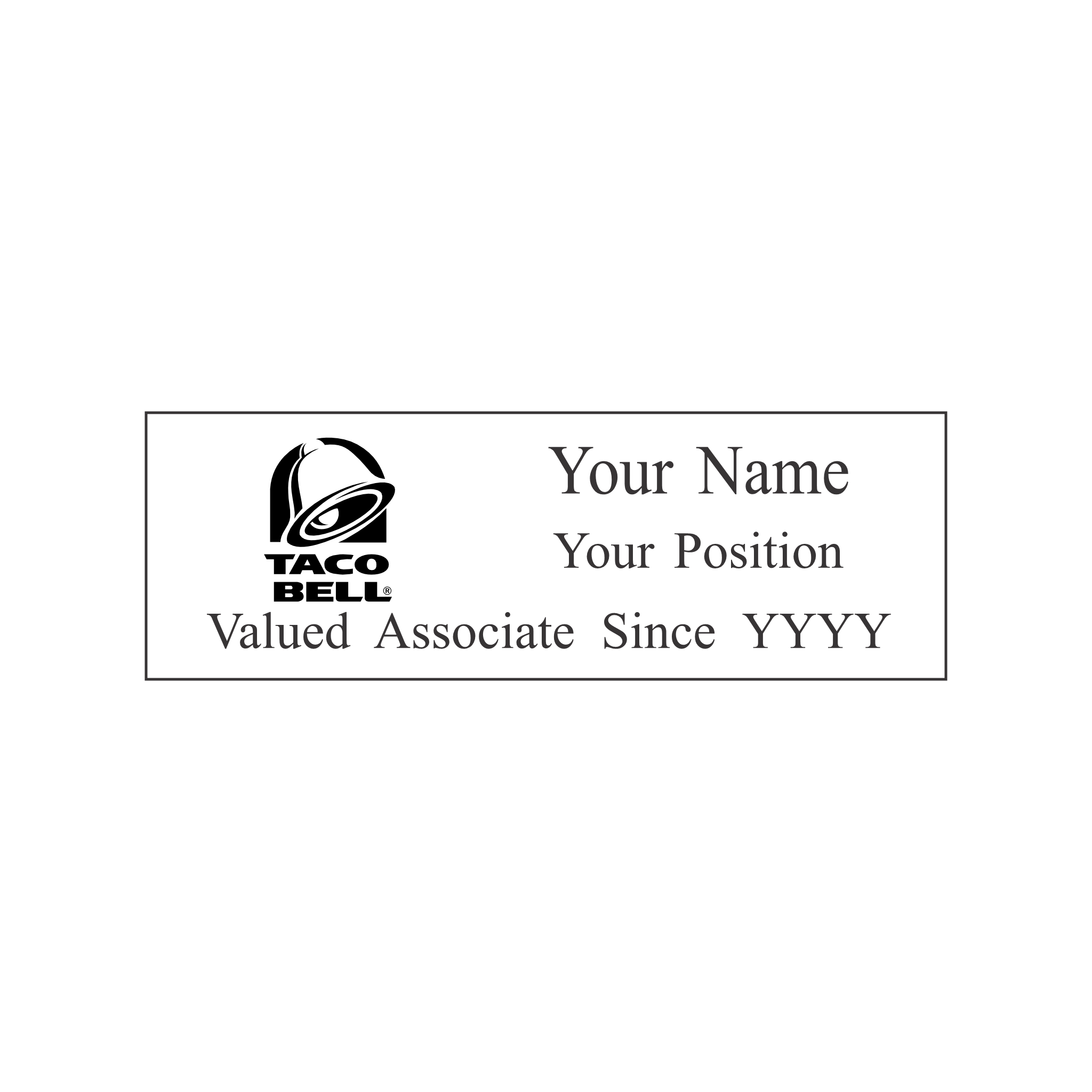 GPM Taco Bell badge