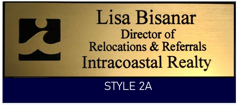 Intracoastal Badge - Style 2A (Gold)