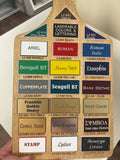 Plastic Name Badge Beveled - 1.25"x3"