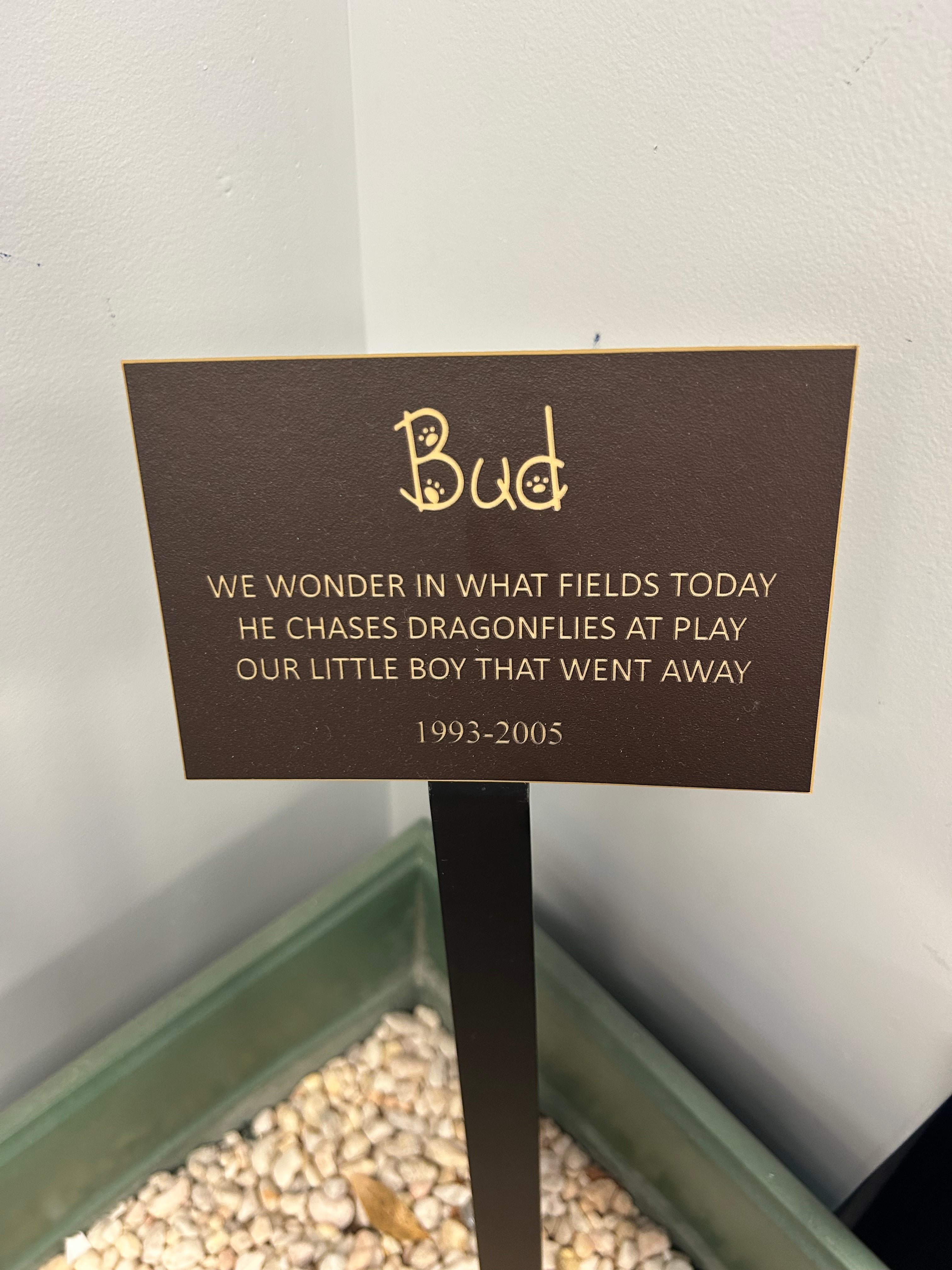 Engraved Plastic Garden Signs