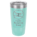 Polar Camel 20 oz. Teal Ringneck Tumbler with Logo Lid