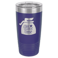 Polar Camel 20 oz. Purple Ringneck Tumbler with Logo Lid
