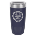 Polar Camel 20 oz. Navy Blue Ringneck Tumbler with Logo Lid