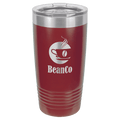 Polar Camel 20 oz. Maroon Ringneck Tumbler with Logo Lid