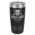 Polar Camel 20 oz. Black Ringneck Tumbler with Logo Lid