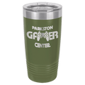Polar Camel 20 oz. Olive Green Ringneck Tumbler with Logo Lid