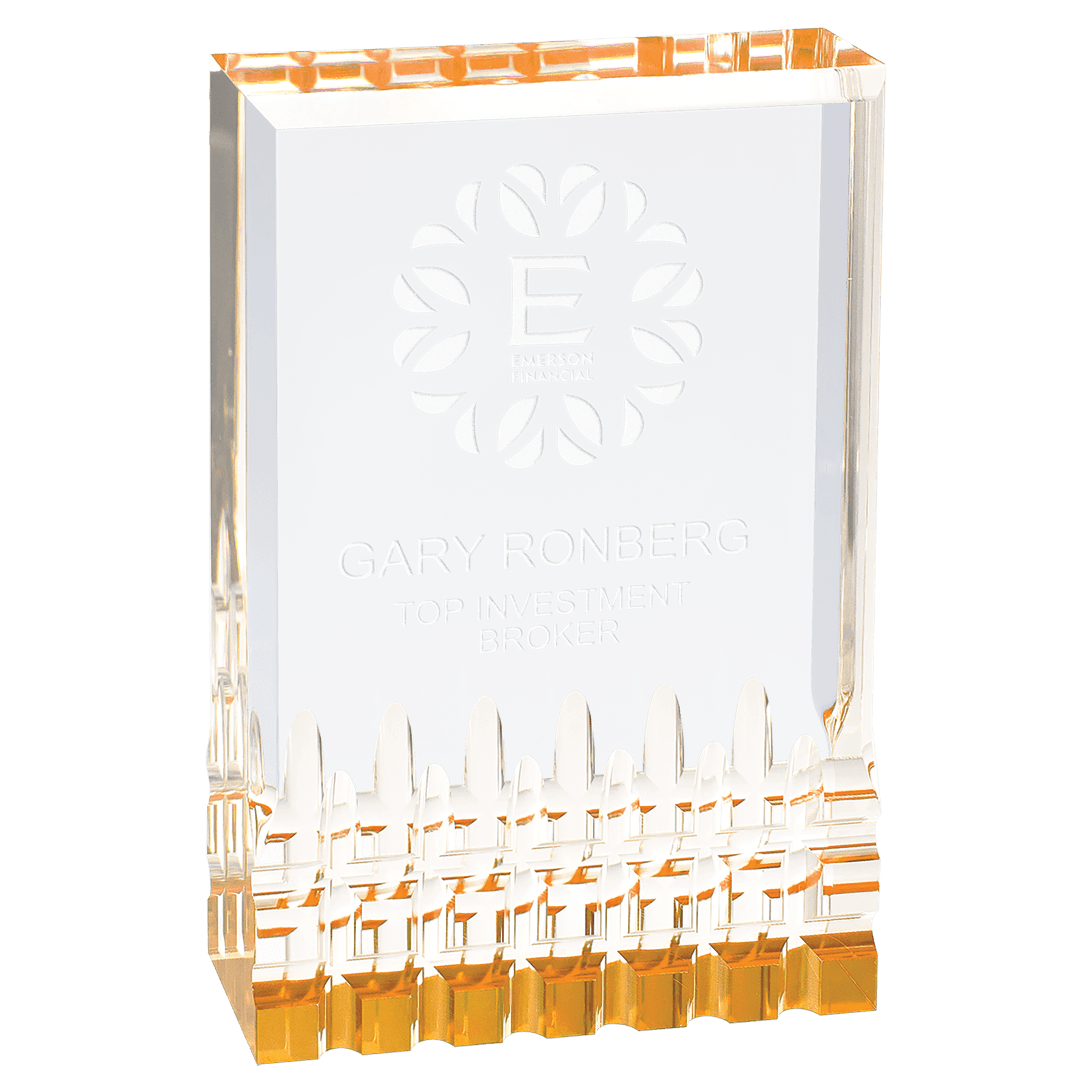 3 1/2" x 5" Gold Mirage Acrylic