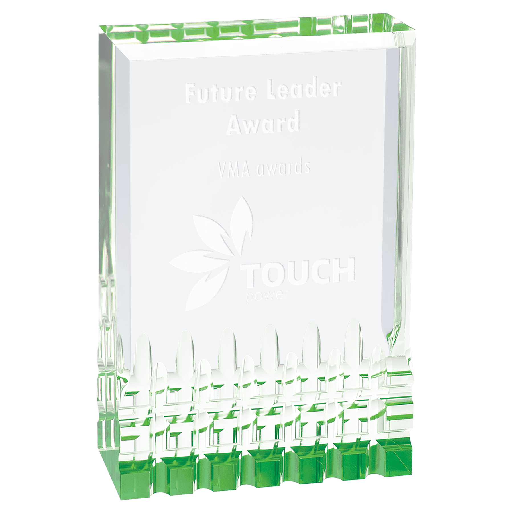 3 1/2" x 5" Green Mirage Acrylic