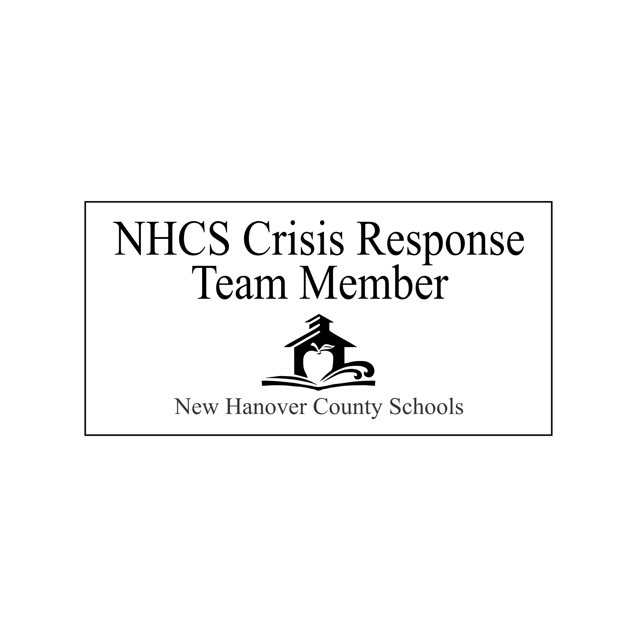NHCS Crisis Response Badge