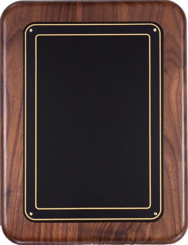 PC521E: WALNUT 9 X 12 W/ BLACK PLATE