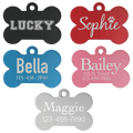 PET201: Anodized Aluminum Round Pet Bone Tag