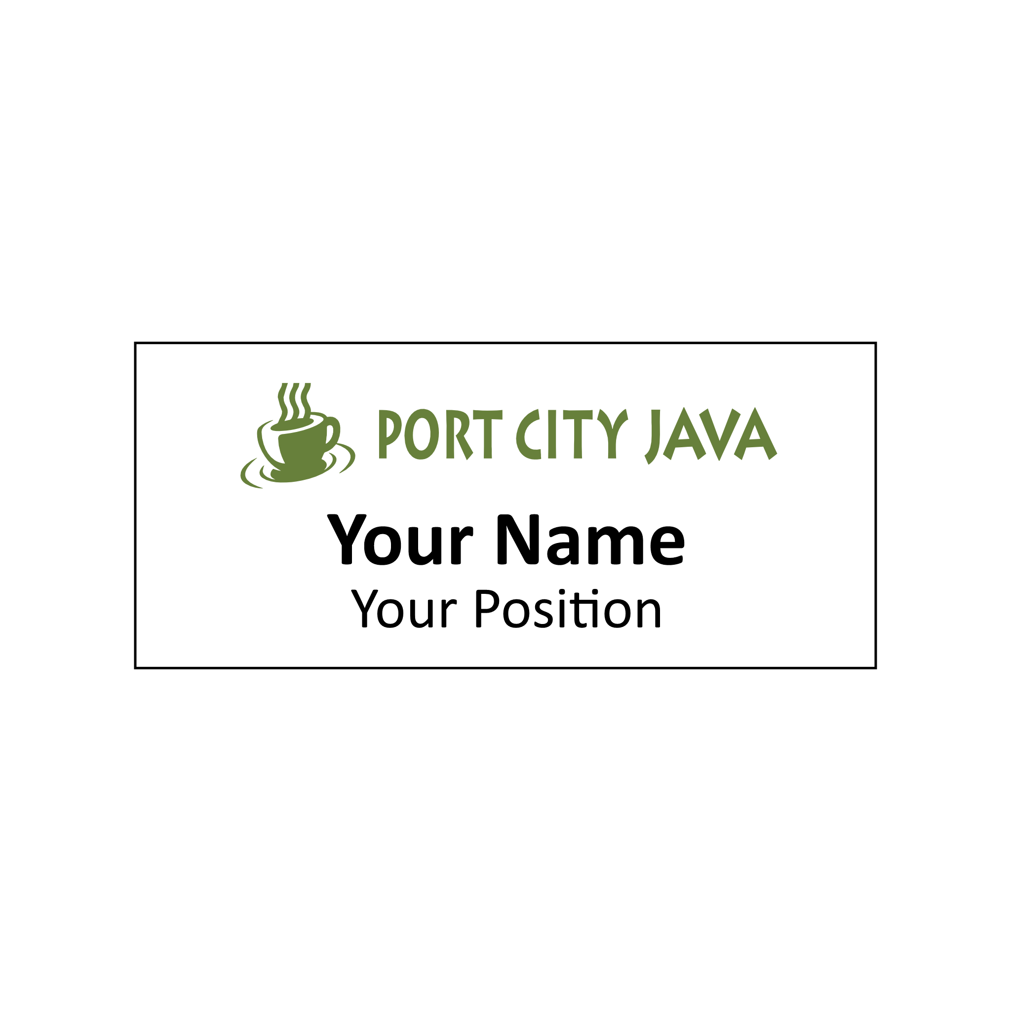 PCJ Name Badge