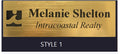 Intracoastal Badge - Style 1 (Gold Face, Black Text)