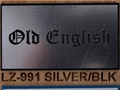 Silver Face, Black Core Name Badge